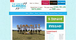 Desktop Screenshot of greatillawarrawalk.com